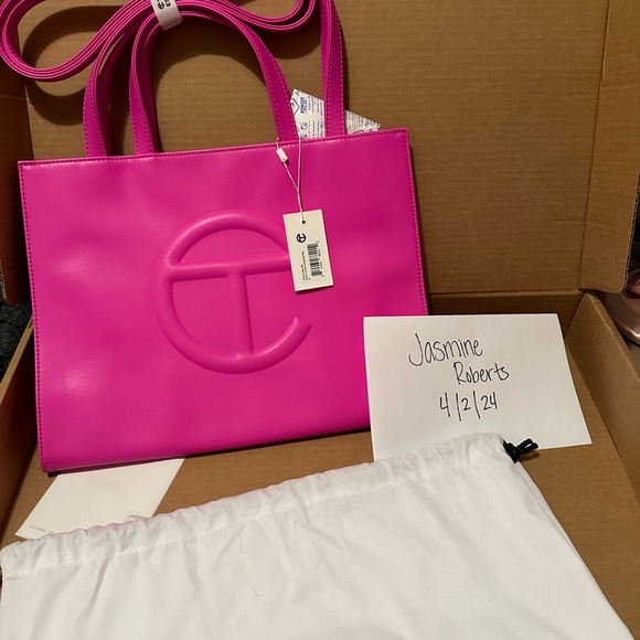 Medium Telfar Shopping Bag - Azalea - Picture 4 of 5